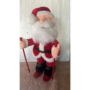 Vintage  Santa on Skis